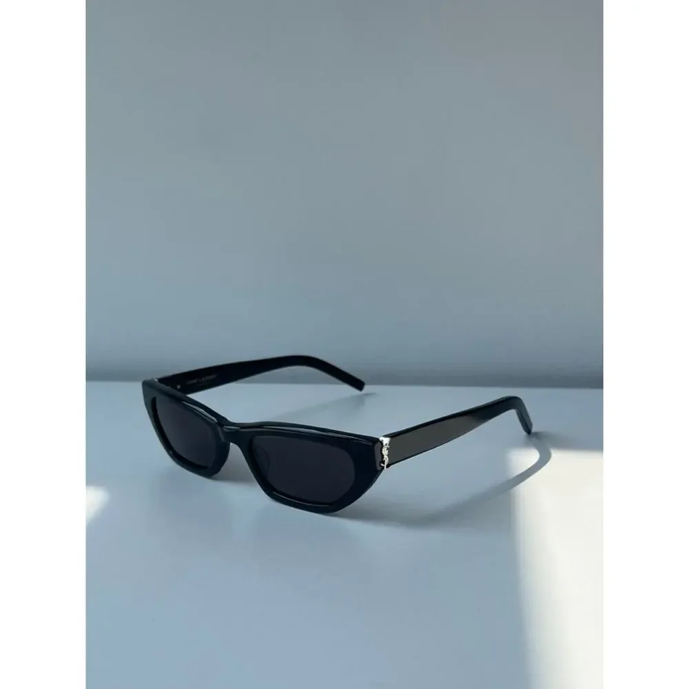 NEW Saint Laurent SLM126 Cat Eye Sunglasses in Black